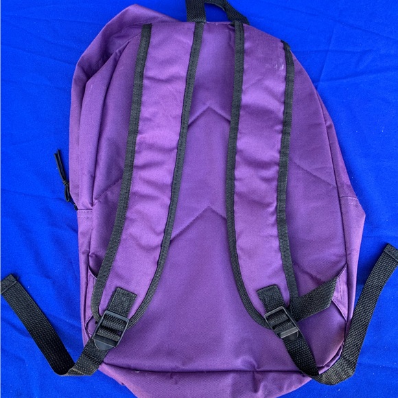 Purple backpack - Picture 2 of 3